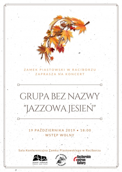 Koncert „Jazzowa jesień” na Zamku Piastowskim