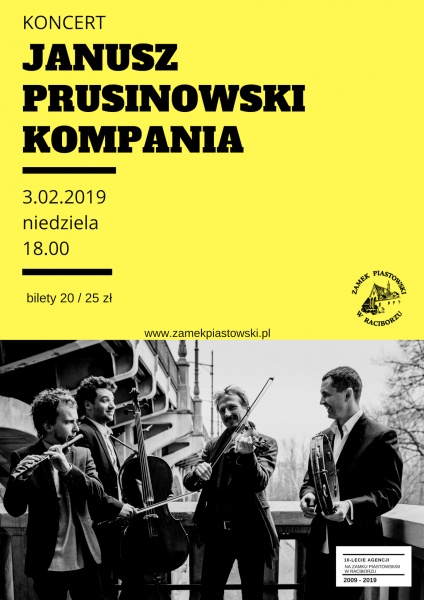 Koncert z elementami potańcówki kapeli „Janusz Prusinowski Kompania” już w niedzielę na Zamku Piasto