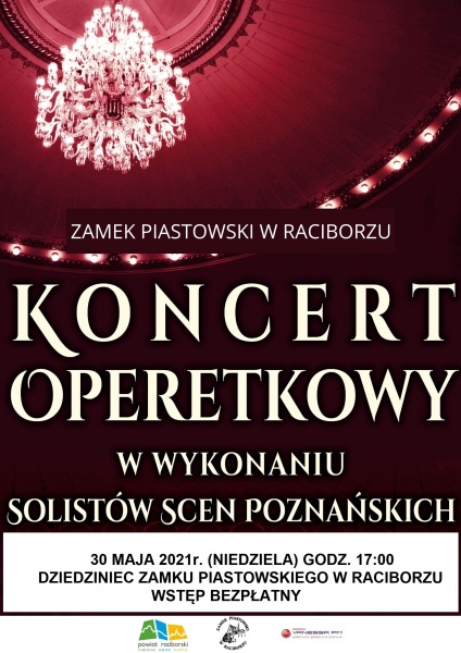 „Przeboje operetkowe i inne” - koncert operetkowy w niedzielę na Zamku Piastowskim