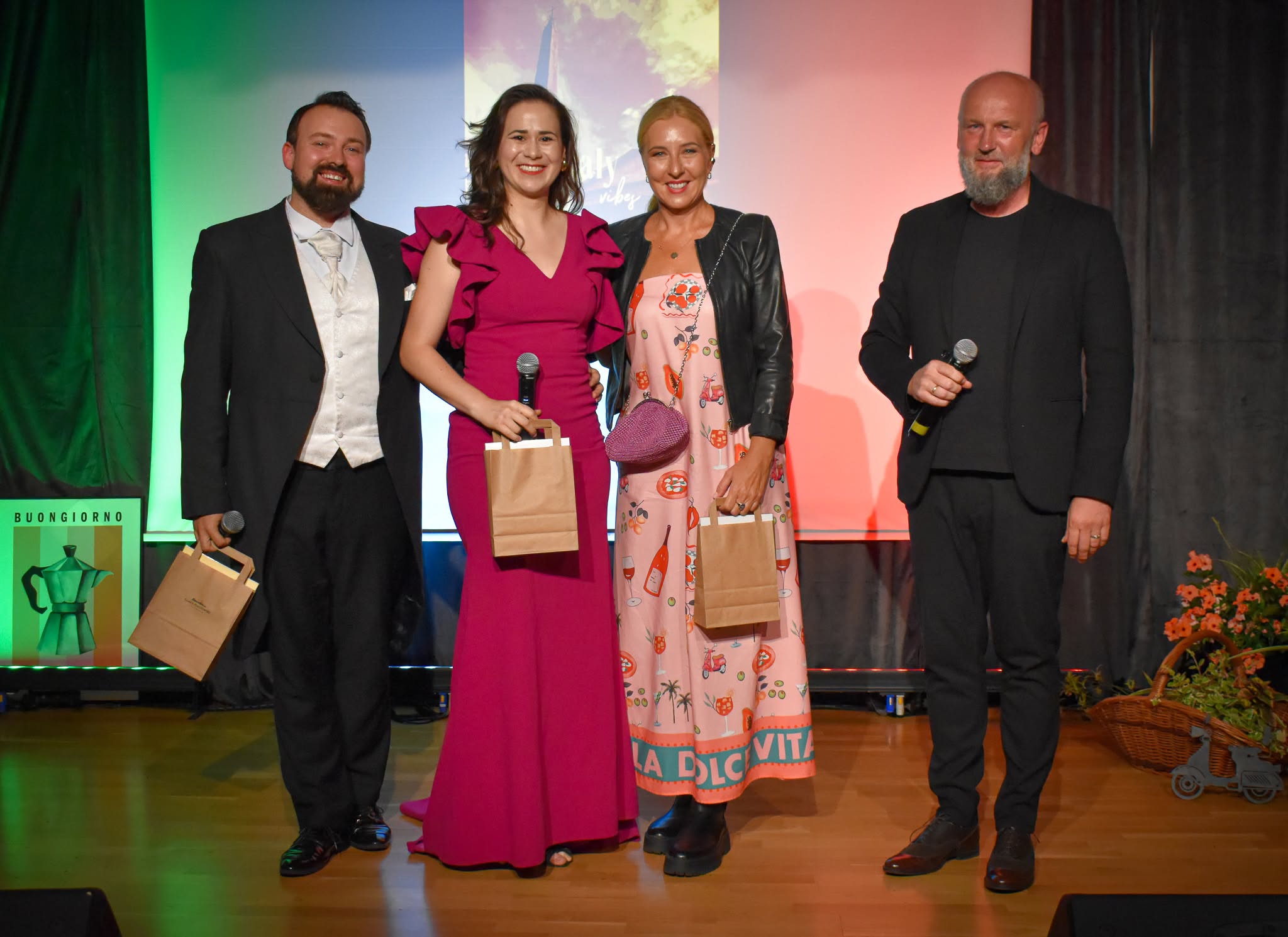 Na zdjęciu od lewej strony: Michał Dziedzic, Justyna Bujak, Anna Stuchly oraz Grzegorz Wawoczny