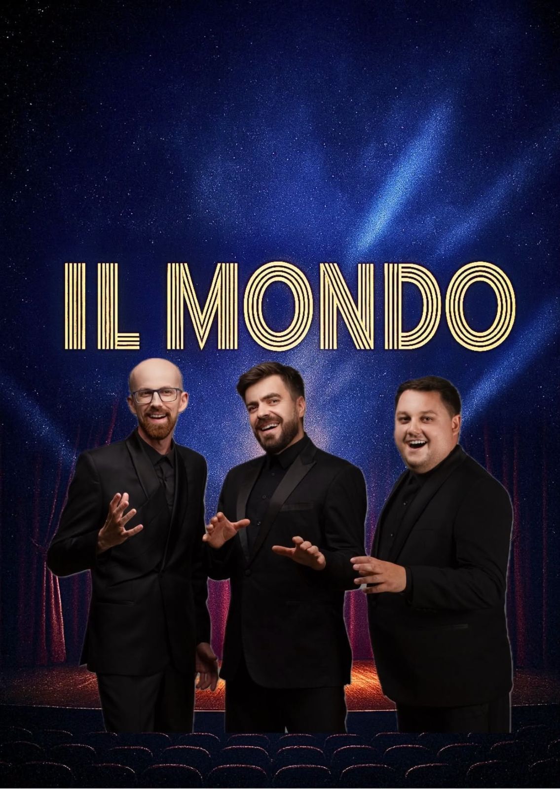 Na zdjęciu Trzej Tenorzy Il Mondo