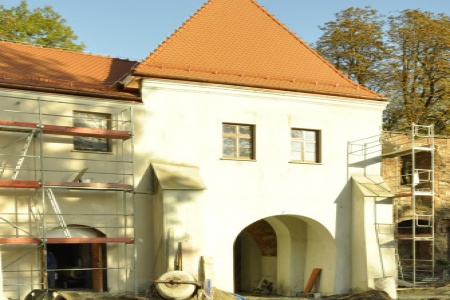 Fotorelacja z postępu prac na zamku - 26 października 2010r.