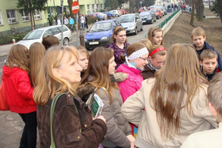 Uczniowie Szkoły Podstawowej nr 3 z Raciborza-Brzezia zamkowymi gośćmi
