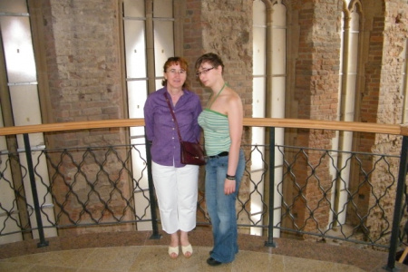 Zofia i Natalia Batóg zwiedziły Zamek