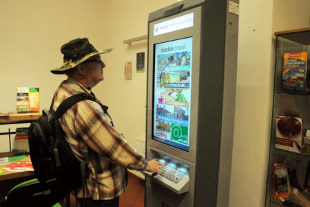 Infokiosk stanął na raciborskim Zamku