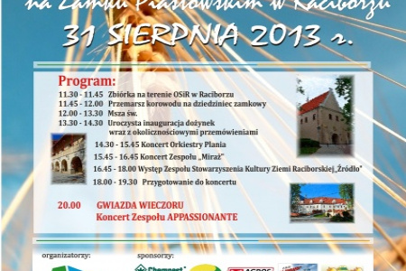 Dożynki Powiatowe 2013 na Zamku Piastowskim