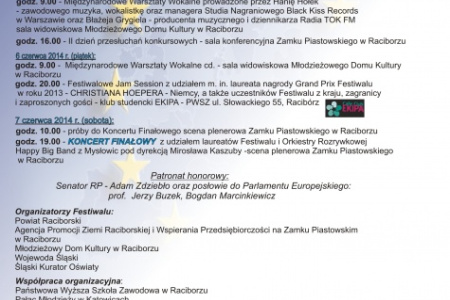 Finał Festiwalu Piosenki Europejskiej - zapraszamy na koncert