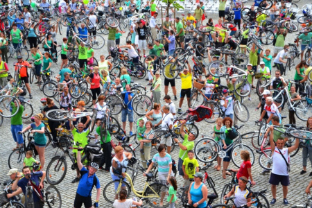 6. Raciborska Rowerowa Masa Krytyczna już za nami. Start i meta na zamkowym dziedzińcu