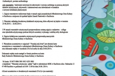 Pomaluj mój świat - warsztaty artystyczne