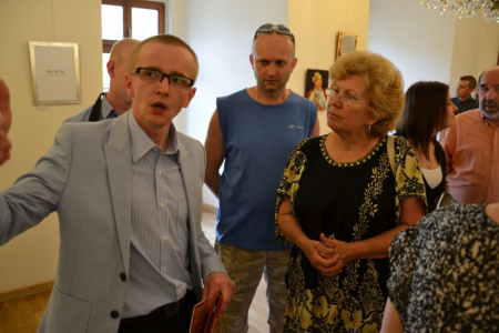 Sztuka próbowania - wernisaż wystawy prac Grzegorza Tomasiaka na zamku