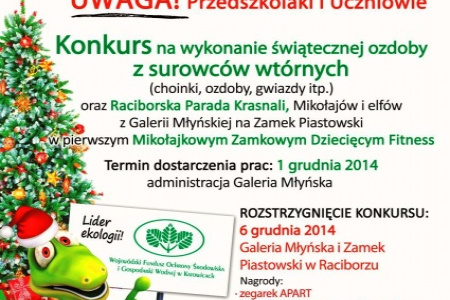 Przygotuj najlepszą eko-ozdobę i weź udział w mikołajkowej paradzie