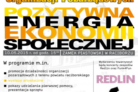 III Festiwal Organizacji Pozarządowych pn. „Pozytywna Energia Ekonomii Społecznej”