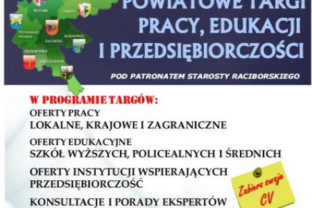 POWIATOWE TARGI PRACY, EDUKACJI I PRZEDSIĘBIORCZOŚCI RACIBÓRZ 2015