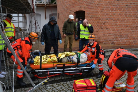 Otwarte Mistrzostwa Śląska w Ratownictwie Medycznym - zmagania na Zamku Piastowskim