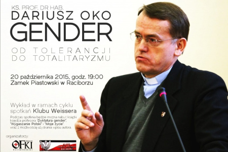 Spotkanie z ks. prof. dr hab. Dariuszem Oko na Zamku Piastowskim