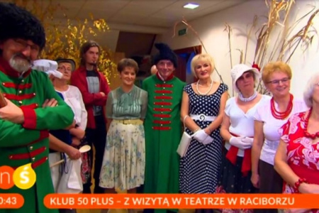 Klub 50 plus – zawsze w formie! Artyści Amatorskiego Teatru „Na Zamku” w Pytaniu na śniadanie