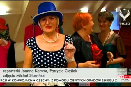 Artyści z zamkowego teatru na antenie Teleexpressu Extra