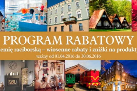 Rusza program rabatowy „Poznaj ziemię raciborską - wiosenne rabaty i zniżki na produkty i usługi”