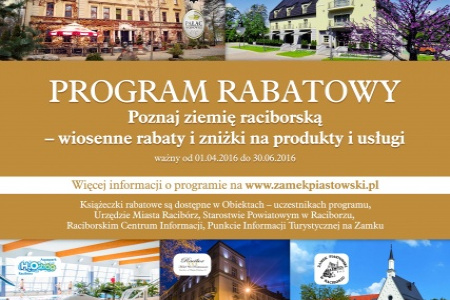 Program rabatowy „Poznaj ziemię raciborską - wiosenne rabaty i zniżki na produkty i usługi”. Prawie dwa miesiące funkcjonowania za nami
