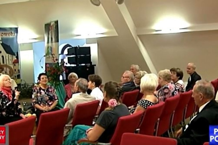 Artyści z zamkowego teatru na antenie TVP INFO
