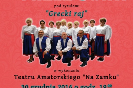 „Grecki raj” - zamek zaprasza na nowy program rozrywkowy