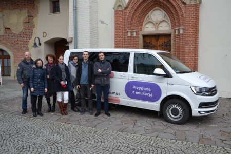 Erasmus+ Bus odwiedził Zamek Piastowski w Raciborzu