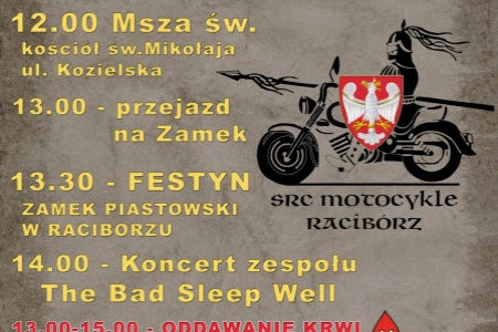 Inauguracja sezonu motocyklowego w Raciborzu już wkrótce na Zamku Piastowskim