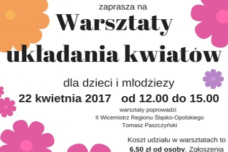 Warsztaty układania kwiatów już wkrótce na Zamku Piastowskim