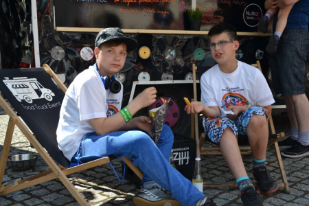 Zlot Food Trucków na Zamku Piastowskim - dzień pierwszy