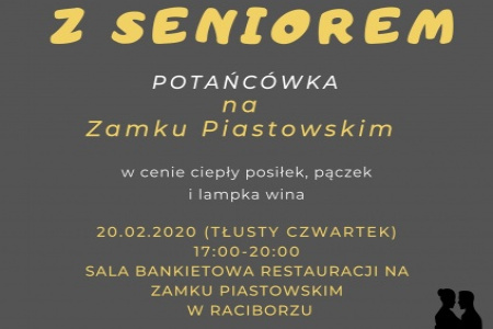 Potańcówka dla seniorów kończąca karnawał wkrótce na Zamku Piastowskim