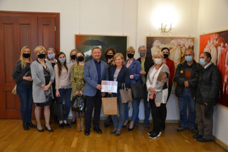 Finisaż wystawy malarstwa sztalugowego na Zamku Piastowskim za nami