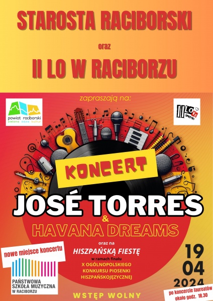 Koncert - plakat informacyjny