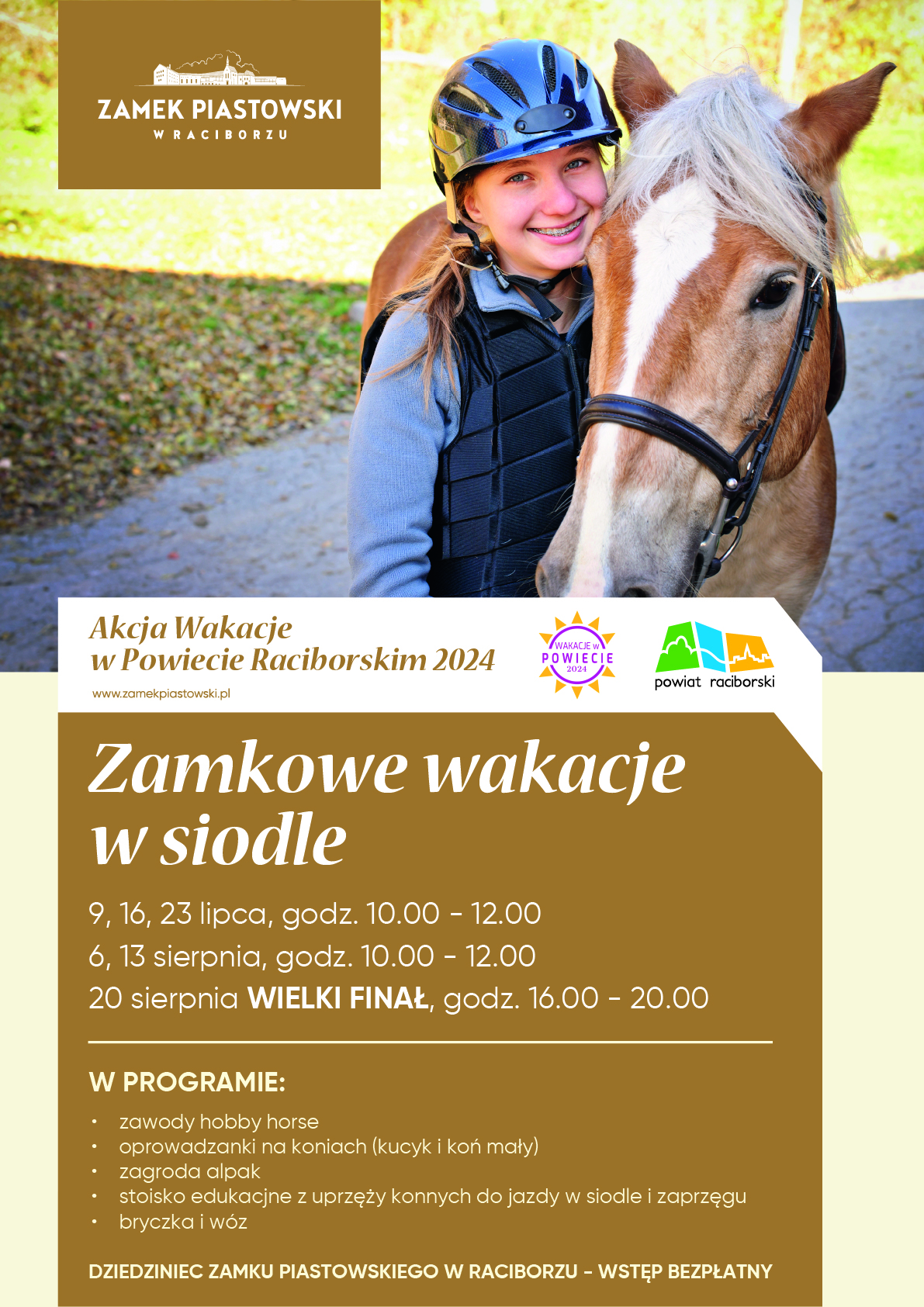 Informacje zawarte na plakacie znajdują się w tekście nad plakatem