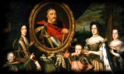 Jan III Sobieski z rodziną