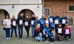 Zamek Piastowski w Raciborzu gościł zdobywców Korony Gór Polski (1)