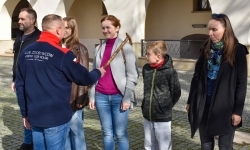 Zamek Piastowski w Raciborzu gościł zdobywców Korony Gór Polski (9)