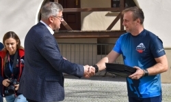 Zamek Piastowski w Raciborzu gościł zdobywców Korony Gór Polski (1)