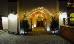 Pięknie oświetlony zamek gotowy na jarmark (16)