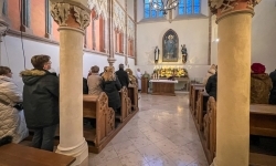 Pierwsza tegoroczna Msza św. w kaplicy zamkowej i prezentacja animacji o jej historii (2)
