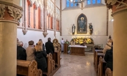 Pierwsza tegoroczna Msza św. w kaplicy zamkowej i prezentacja animacji o jej historii (3)