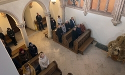 Pierwsza tegoroczna Msza św. w kaplicy zamkowej i prezentacja animacji o jej historii (8)
