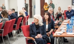 Policja skorzystała z gościnności Powiatu Raciborskiego – roczna odprawa w Zamku Piastowskim (10)