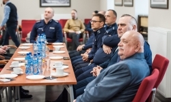 Policja skorzystała z gościnności Powiatu Raciborskiego – roczna odprawa w Zamku Piastowskim (11)