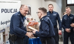 Policja skorzystała z gościnności Powiatu Raciborskiego – roczna odprawa w Zamku Piastowskim (5)