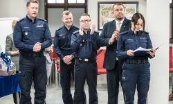 Policja skorzystała z gościnności Powiatu Raciborskiego – roczna odprawa w Zamku Piastowskim (11)
