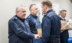 Policja skorzystała z gościnności Powiatu Raciborskiego – roczna odprawa w Zamku Piastowskim (14)