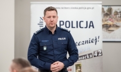 Policja skorzystała z gościnności Powiatu Raciborskiego – roczna odprawa w Zamku Piastowskim (6)
