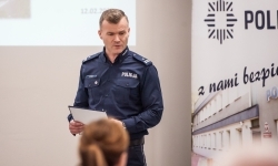 Policja skorzystała z gościnności Powiatu Raciborskiego – roczna odprawa w Zamku Piastowskim (8)