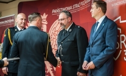 Dzień Strażaka 2025. Uroczystości powiatowe na Zamku Piastowskim w Raciborzu (16)
