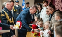 Dzień Strażaka 2025. Uroczystości powiatowe na Zamku Piastowskim w Raciborzu (3)